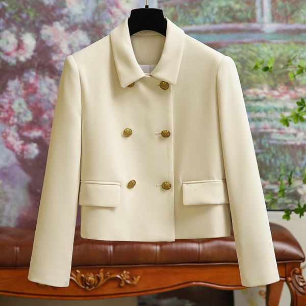 

womens knits tees wool straight suit coat spring and summer short long sleeve cardigan women elegant office work lady fashion 230818, White