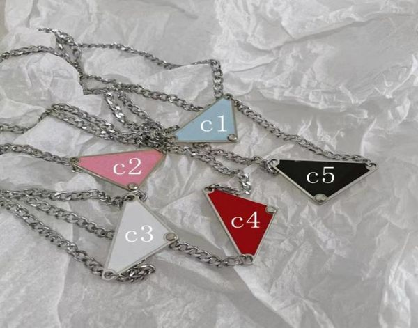 

new pendant necklace designer jewelry love necklaces rose gold silver gift women039s wedding channel jewelry triangle earring s3521634