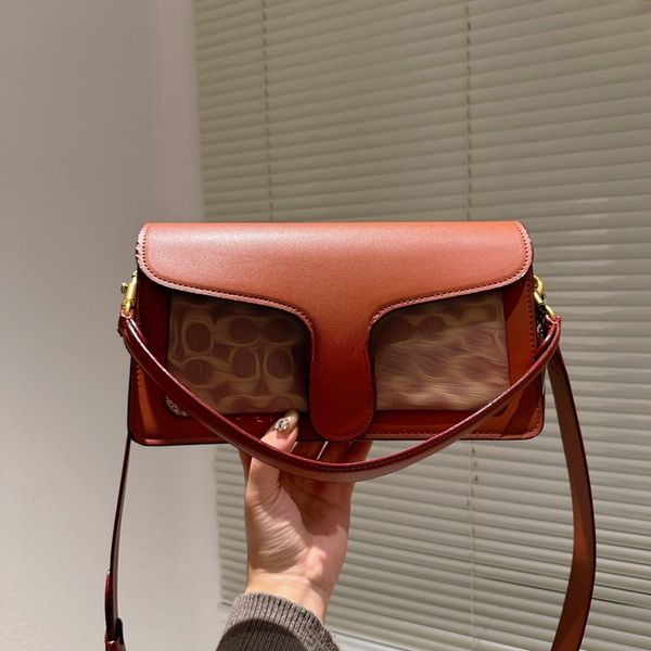 

designer bag luxury handbag tote bag bags fashion patchwork shoulder bags luxury tabby god bag grained leather embossed handbag black crossb