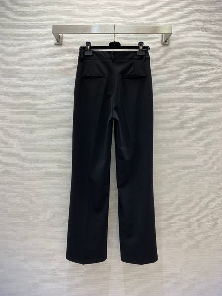 

women's pants s 2023 spring and autumn western with metal decoration at the waist fashion versatile 230818, Black;white