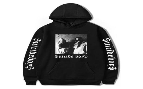 

rapper suicideboys hoodie streetwear hip hop y2k sweatshirts women men harajuku fashion pullovers hooded jacket8180168, Black