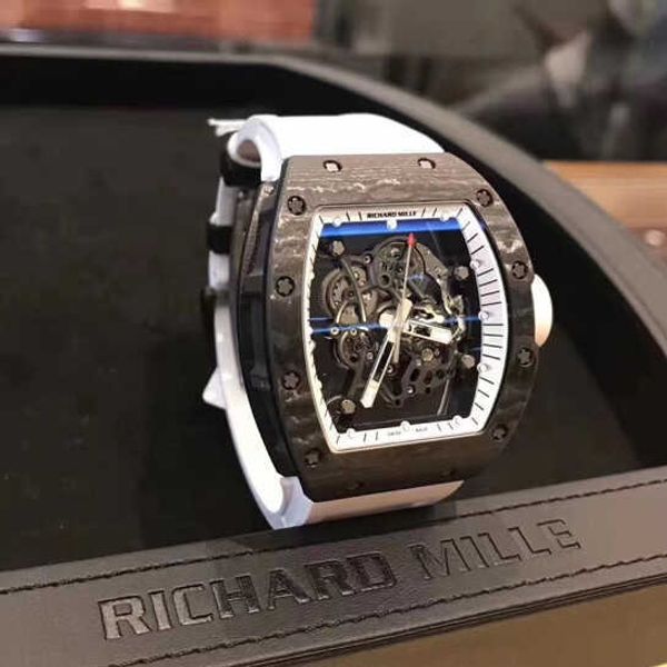

luxury rm dress wrist watch richardmille casual wristwatches ceramic manual 49.9 42.7mm rm055 ntpt limited to 88 units in the americas yi-u4