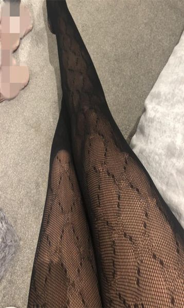 

classic letter tight circle point stockings women pantyhose dress fashion tight stockings night club pantyhose female slim st4450235, Black;white