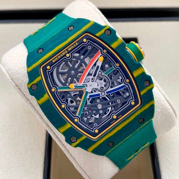 

luxury rm dress wrist watch richardmille casual wristwatches rm67-02 ntpt yi-s1qj yi-75glyi-itag