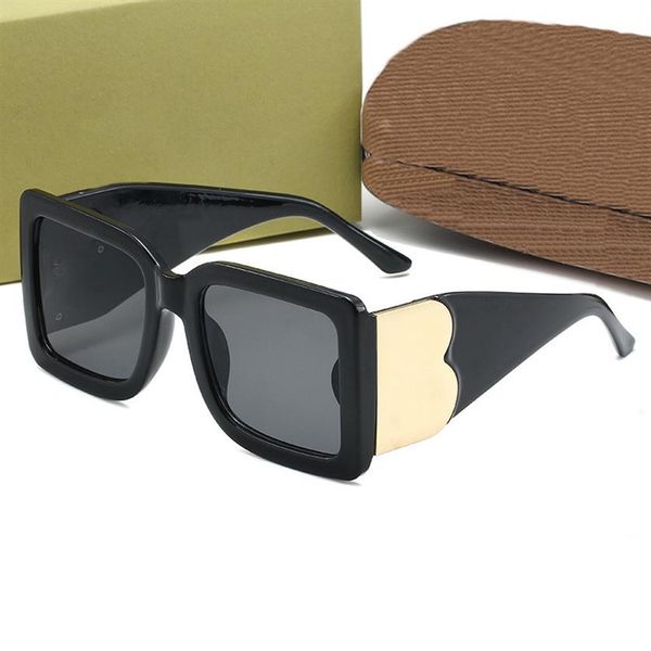 

sunglasses summer man woman street fashion eyewear letter design full frame uv400 7 color optional 34u, White;black