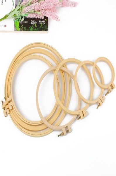 

920cm 5 size plastic frame embroidery hoop ring diy needlecraft cross stitch machine round loop hand household sewing tools4229900, Black