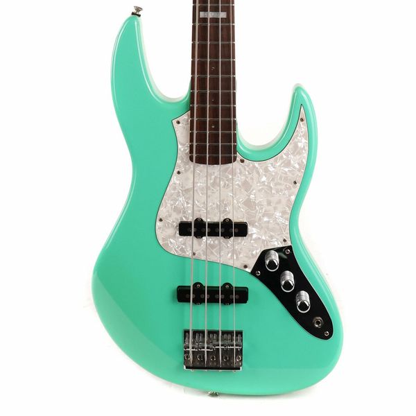 

e s p j-four bass seafoam green electric guitar as same of the pictures