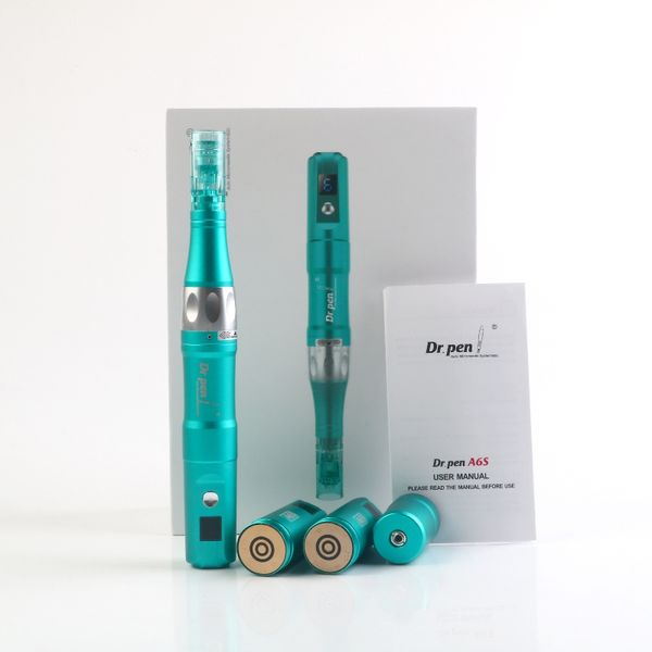 

skin care dr. pen a6s led 6 speed 16needles electronic automatic micro needle derma pen with smart memory for salon use portable home use