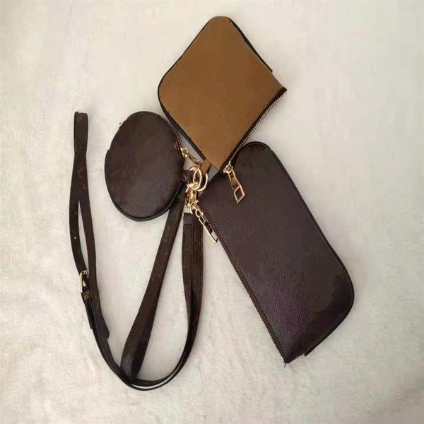 

fashion flowers designer wallets luxurys men women leather bags classic letters key coin purse2098, Red;black
