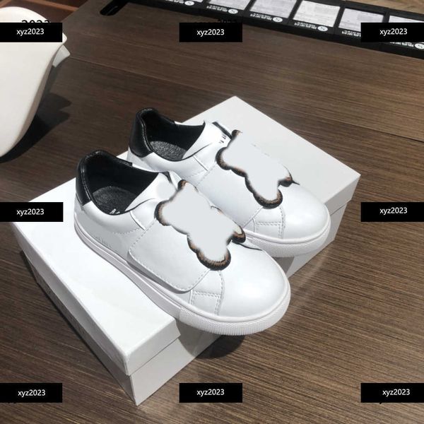

23ss designer kids shoes plush animal pattern shoes baby solid color sneakers new listing box packaging children's size 26-35 ing, Black;red