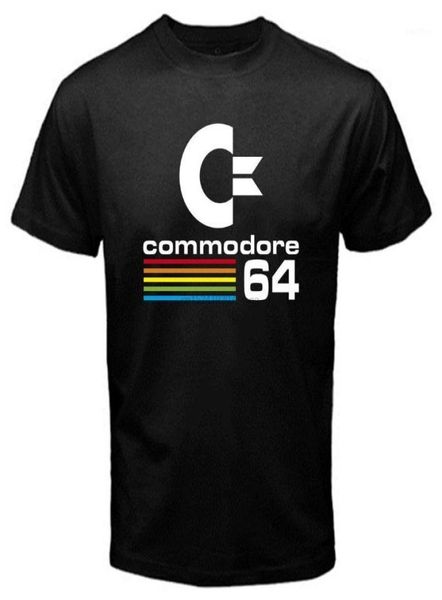 

commodore 64 retro computer vintage 80s geek tshirt black106648618, White;black