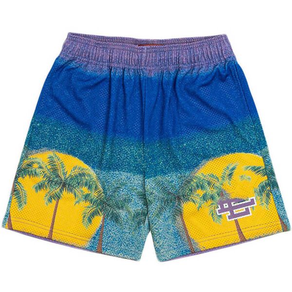 

classics luxury men's ee shorts fashion basic short designers new york city skyline man women casual sports pants summer pant gym mesh, White;black