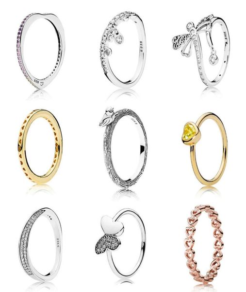 

new 100 925 sterling silver ring 197095nrpmx 197108cz 197093cz 167134 197103 167089csy 197136cz 190993cz 180177 gifts1900749