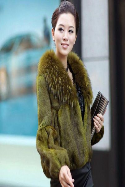 

2020 natural fur women039s winter jacket fur coat natural jacket collarjacket coats q2375456700, Black