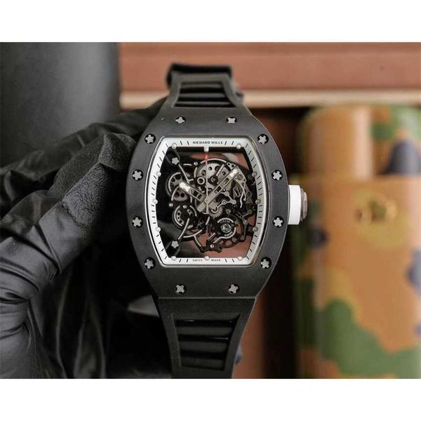 

Designer Women's Rm055 Superclone Flywheel Luxury Men's Mechanical Watch Richa Milles Watches Rm055 White Ceramic Black Movement 1 Ai42 36hd Tjc7 Relojes