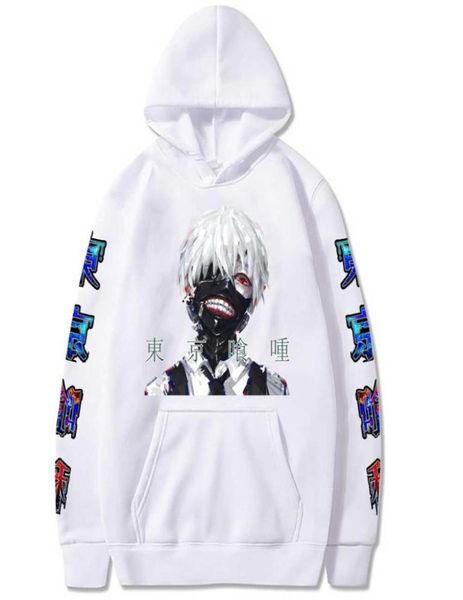 

tokyo ghoul anime manga hoodie kaneki ken printed menwomen hoodie long sleeve sweatshirt p08117081826, Black