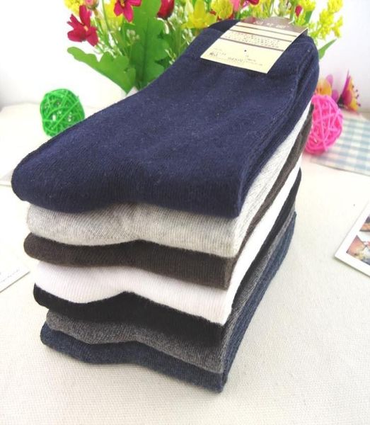 

whole new arrival cotton solid color classic business men039s sock brand casual dress mens socks for5206517, Black
