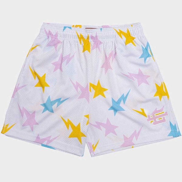 

luxury men's summer shorts new york city skyline gym fashion man women athletic running fitness beach short pants basketball jogging lo, White;black