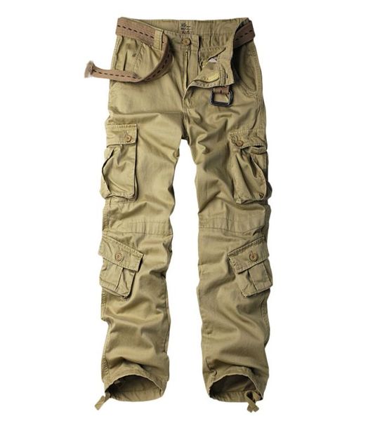 

men039s pants men trousers camouflage work cargo casual pant men039s size 40 42 44 clothes8270045, Black
