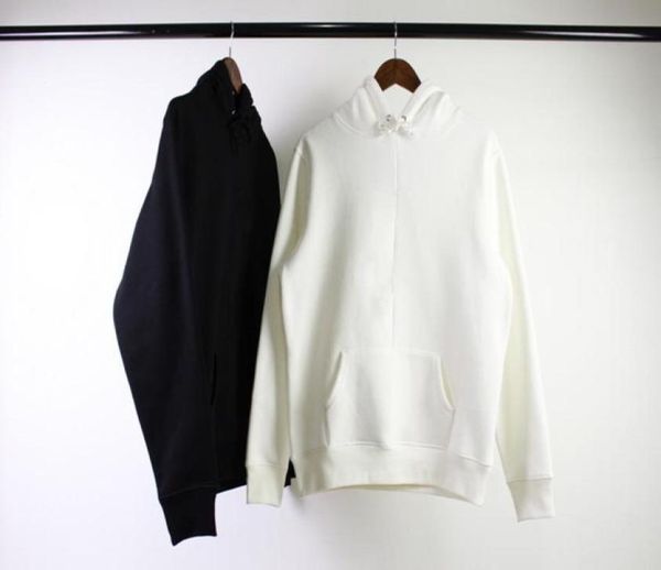 

brand split box displaced hoodie sweatshirt casual street solid hooded pullover sweater winter couple hoodies9550824, Black