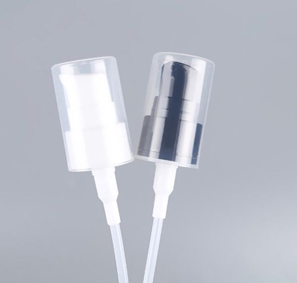 

20pcs black white color lotion cream powder bottle pump head 20410 empty cosmetic containers pressing pump tools accessories2922009