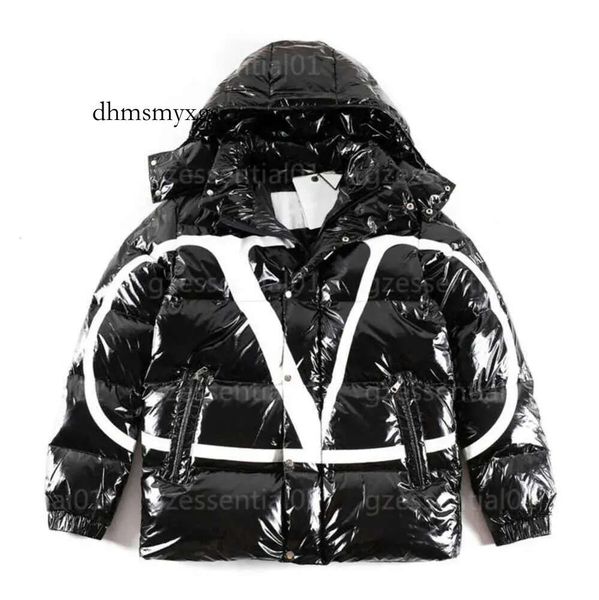 

monclairs jacket down coat men winter clothing designer hoodie coats warm cold windbreaker fashion print couples womens downs mens, Black