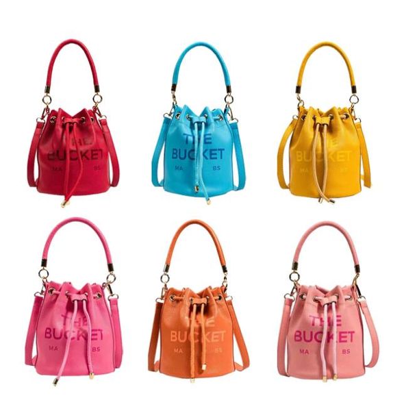 

wholesale the marc bucket bag womens mens handbag luxury tote pull closure drawstring with shoulder strap designer clutch buckets handle sat
