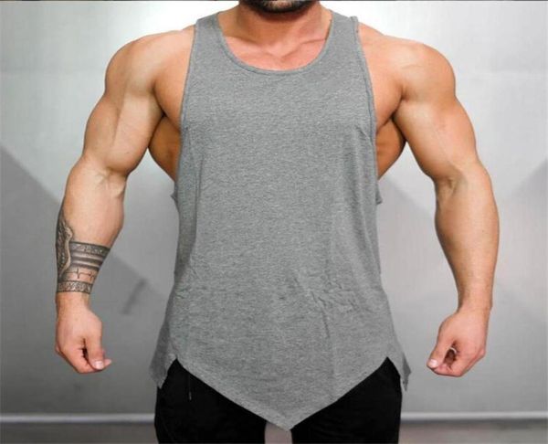 

men039s tank pattern summer bodybuilding men stringer vest fitness mens brand clothing cotton muscle shirt workout tan3243578, White;black