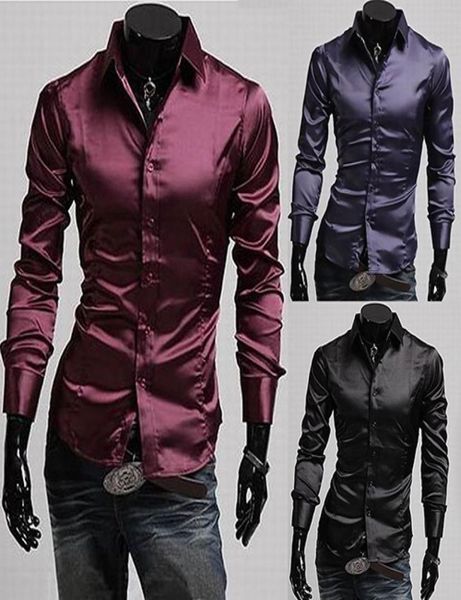 

whole fashion men039s long sleeves button down lapel business casual shirts smt 877921790, White;black
