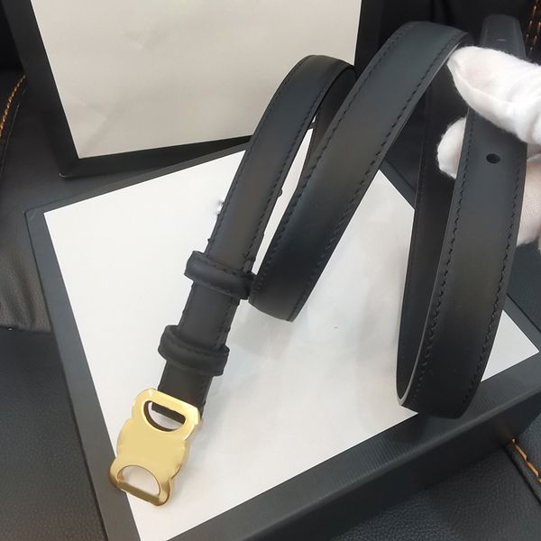

cline fashion woman belts designer belt genuine leather casual womans waistband width 1.8cm 2.5cm gold smooth buckle with box wholesale, Black;brown