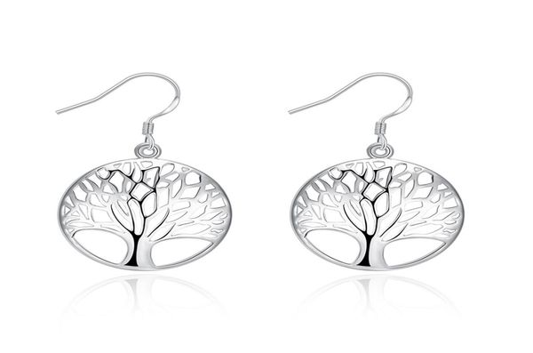

tree of life shaped dangle earrings fashion exquisite classic silver earrings jewelry for women wedding party engagement accessori2265921