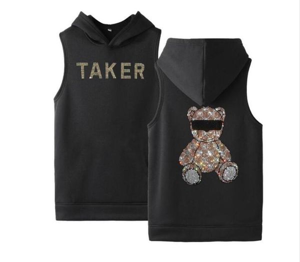 

men039s tank loose plus sleeveless vest sweatshirt fashion leisure sports outdoor fitness running3189776, White;black