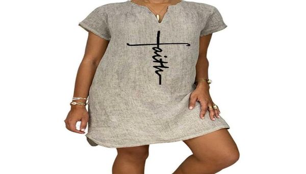 

5xl women dress cotton linen solid short sleeve dress for women vintage loose women clothing v neck casual dresses y07065354998, Black;gray