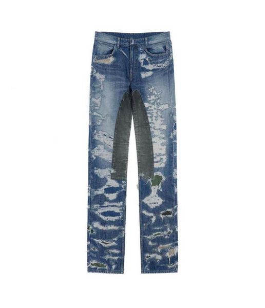 

ss autumn winter new diamond studded jeans ww2101234561903350, Blue
