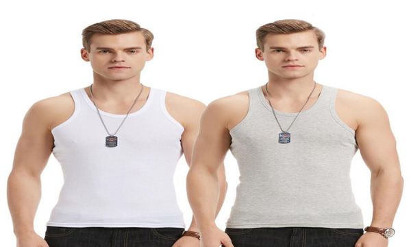 

3pcs men039s cotton tshirts pure sleeveless tank summer o neck daily home tees white color t shirts slim fit casual blous2122956, White;black