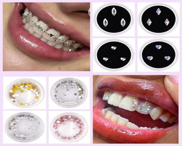

other oral hygiene 3pcs box dental tooth gem crystal jewelry acrylic beauty diamond ornaments deco material various shape for choo8110885