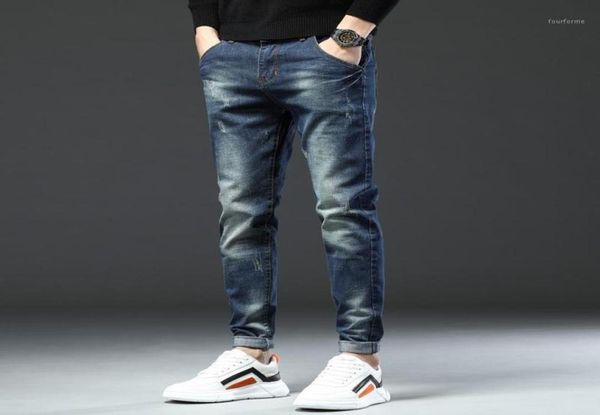 

men039s jeans 2022mens regular straight full lenght jean casual denim trousers1163689, Blue