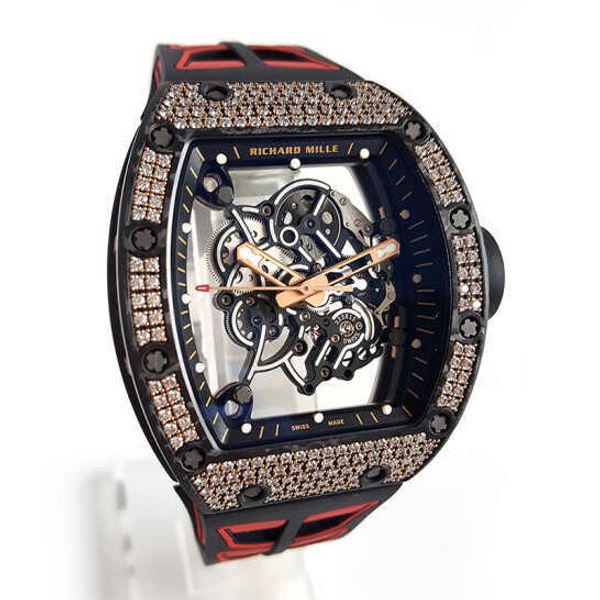 

richardmille swiss watches rm tactical mechanical wrist watches rm055 manual diamond set 49.9 * 42.7mm luxury yi-arc3 yi-uwq2