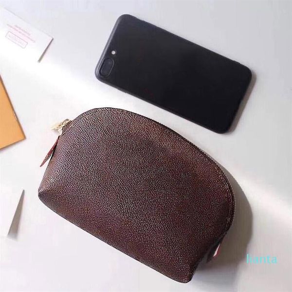 

pink sugao makeup bag genuine leather cosmetic bag clutch purse travel bag designer handbags print letter with box serial number242s