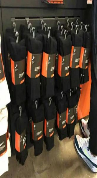 

mens socks women men cotton allmatch classic ankle hook breathable black and white mixing football basketball sports2163699