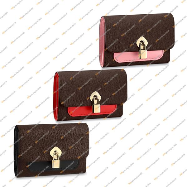 

ladies fashion casual designer luxury wallet coin purse key pouch credit card holder 5a m62567 m62578 business ca210j, Red;black