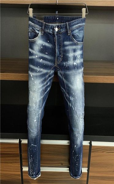 

europe and america mens desiger whol gray jeans ripped skinny motorcycle luxury pants hip hop hole slim denim trousers1351031, Blue