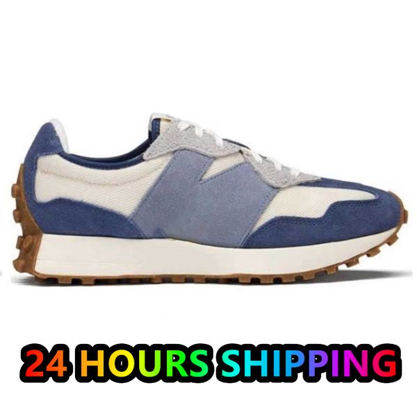 

2023 327 designer shoes for men women absorbing running walking sneakers moonbeam outerspace sea salt golden hour team away grey 327s size 3, Black