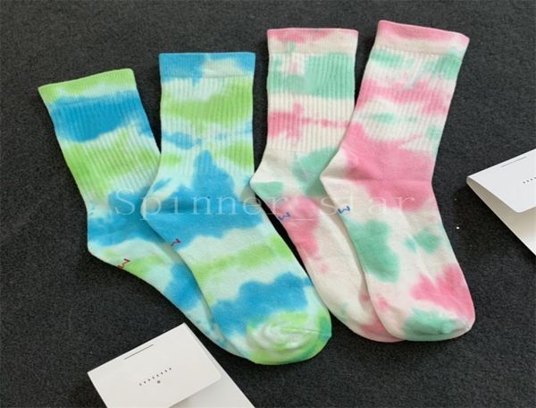 

youth socks long barrel tie dye fashion trend sports running comfortable breathable8591399, Black;white