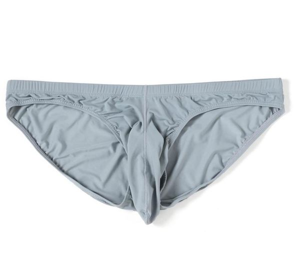 

underpants mens underwear briefs elephant nose bulge pouch ice silk seamless breathable underpant gay sissy lingerieunderpant4036114, Black;white