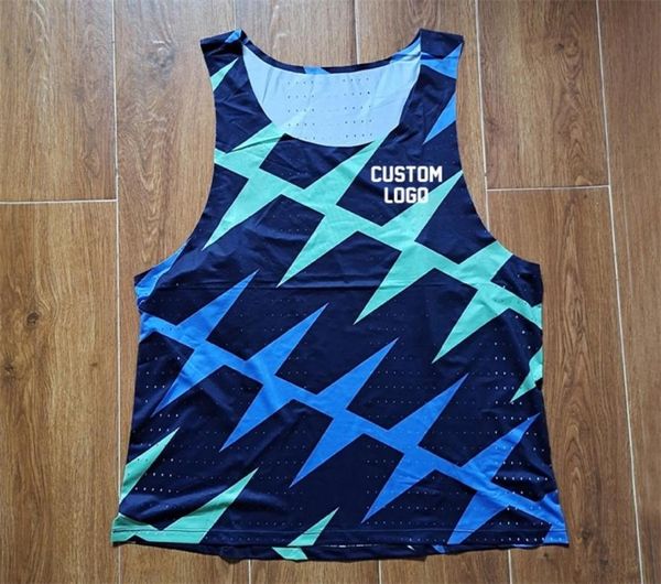 

soft fabric man seamless marathon fast running sport vest running track field singlet customizable 2202281669840, White;black