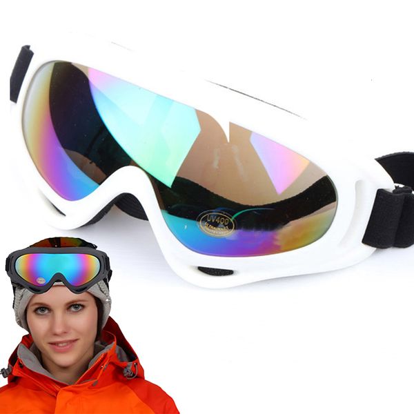 

ski goggles anti fog snow glasses candy color professional windproof x400 uv protection skate skiing 230821