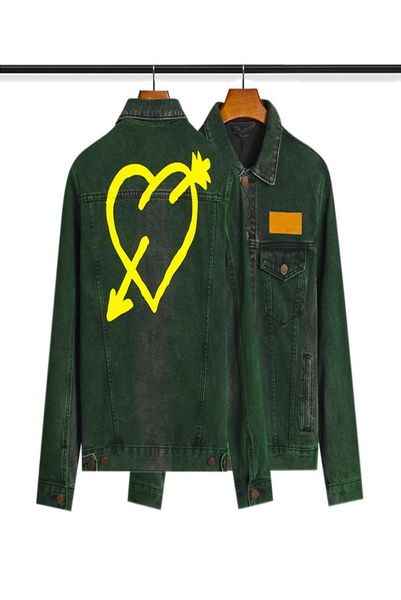 

men stylist outerwear jacket fashion mans women denim jackets mens designers jacketes hip hop long sleeve couples streetwear coats8086376, Black;brown
