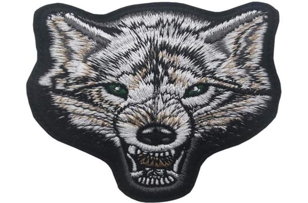 

wolf sewing notions animal patch embroidery armbands iron on diy for clothing hats shirts patches4668195, Black