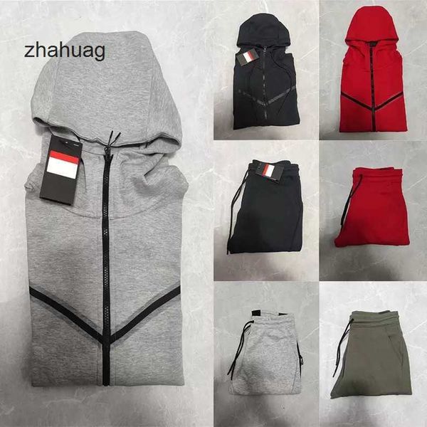 

designer tech fleece high qualities mens womens tracksuits tech sports pants hoodies jackets space cotton trousers man tracksuit bottoms man, Black